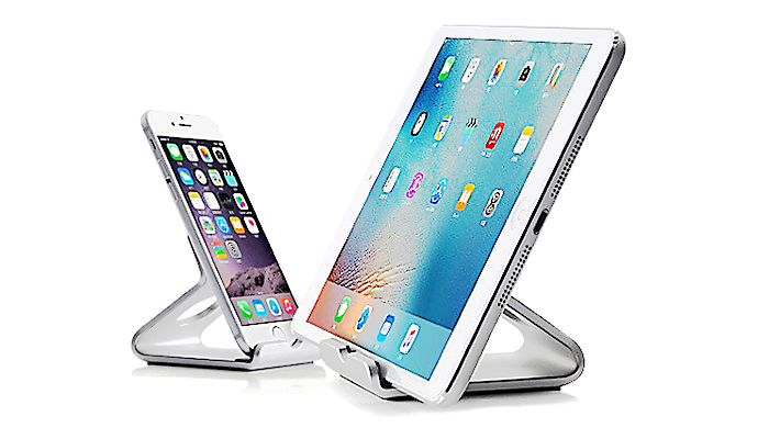AS06 Elegant universal aluminum Smartphone / mini iPad stand